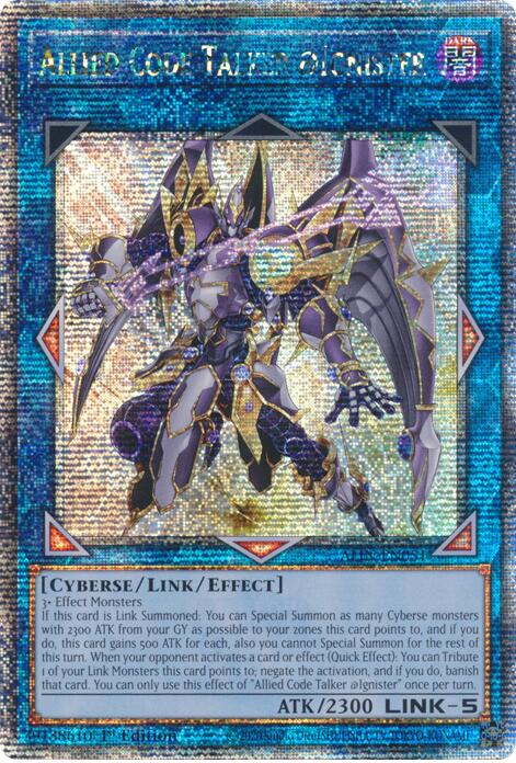 Code Talker Allié @Ignister [ALIN-EN051] Quarter Century Secret Rare