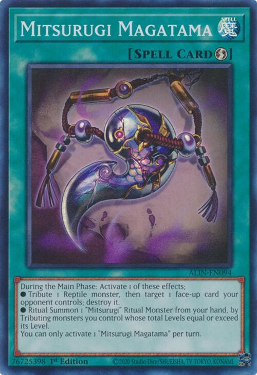 Magatama de Mitsurugi [ALIN-EN094] Super Rare
