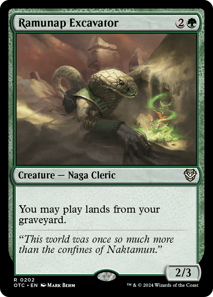 Excavatrice de Ramunap [Commander Hors-la-loi de Croisetonnerre]