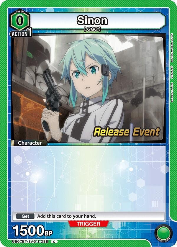 Image for Sinon (088) (UE07BT/SAO-1-088) (UE07BT_RE) - Union Arena