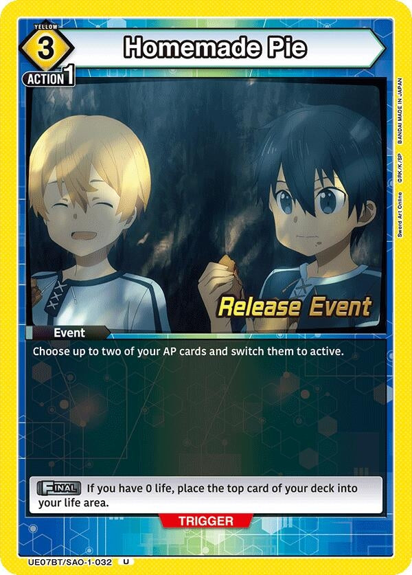 Image for Homemade Pie (UE07BT/SAO-1-032) (UE07BT_RE) - Union Arena