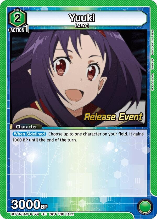 Image for Yuuki (079) (UEPR/SAO-1-079) (UE07BT_RE) - Union Arena