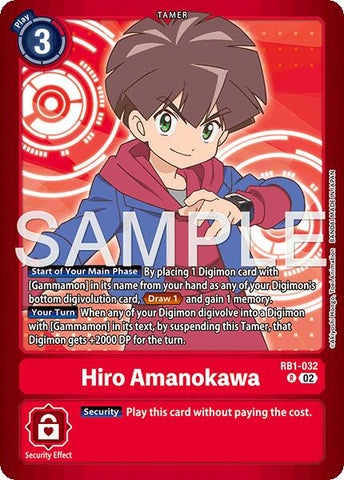 Hiro Amanokawa [RB1-032] (Paquete de Cartas Limitadas -Billion Bullet-) [Paquete de Cartas Limitadas -Billion Bullet-]