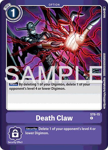 Death Claw [ST6-15] (Paquete de cartas limitado -Billion Bullet-) [Paquete de cartas limitado -Billion Bullet-]
