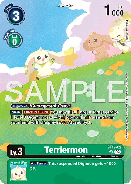 Terriermon [ST17-02] (Pack de cartes limité -Billion Bullet-) [Pack de cartes limité -Billion Bullet-]