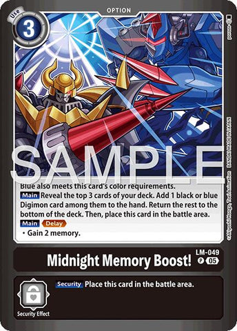 ¡Mejora de Memoria de Medianoche! [LM-049] (Paquete de cartas limitado -Billion Bullet-) [Paquete de cartas limitado -Billion Bullet-]