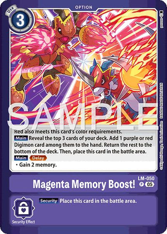 ¡Impulso de Memoria Magenta! [LM-050] (Paquete de Cartas Limitado -Billion Bullet-)