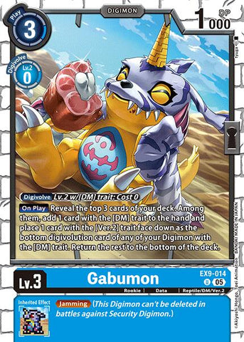 Gabumon [EX9-014] [Monstruos Versus]