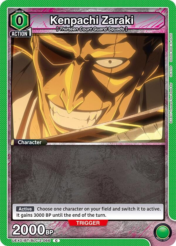 Image for Kenpachi Zaraki (Box Topper Foil) (UEX01BT/BLC-2-066) (UEX01BT) - Union Arena