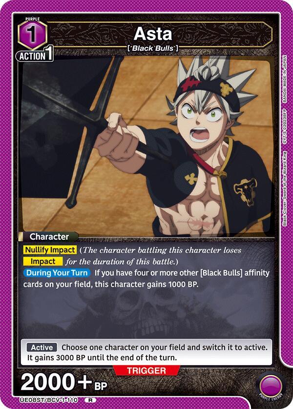 Asta (110) - UE08ST: Black Clover Starter Deck (UE08ST)