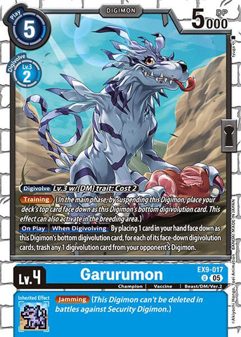 Garurumon [EX9-017] [Monstruos Versus]
