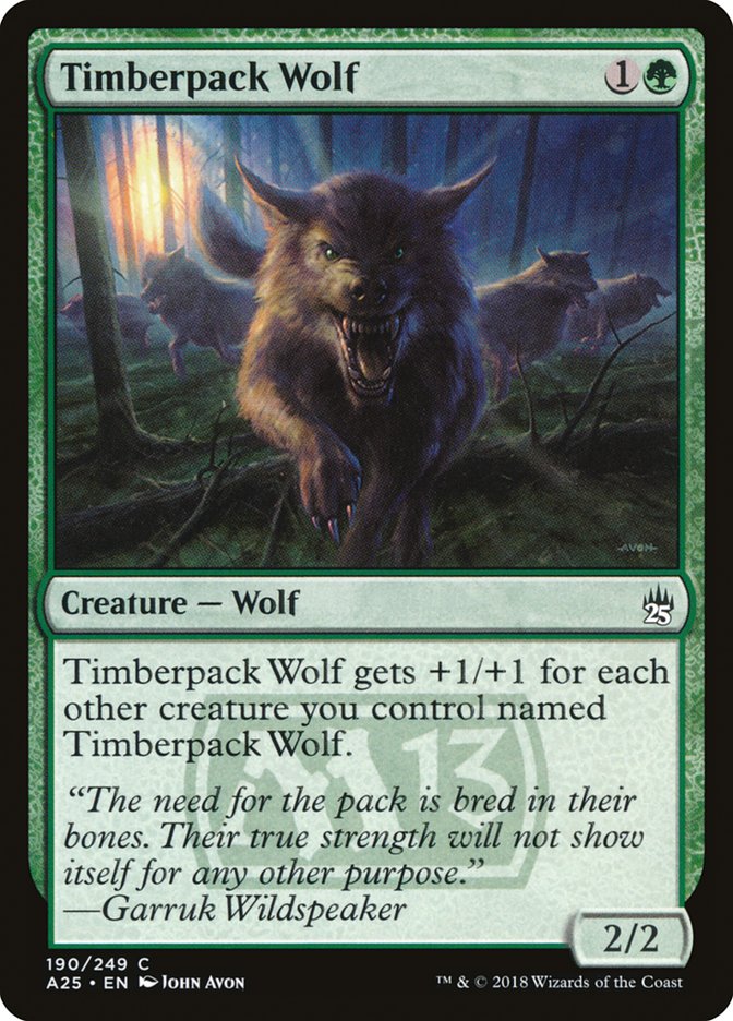 Loup de la meute sylvestre [Masters 25]
