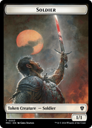 Soldado // Kobolds de Kher Keep Ficha de doble cara [Asesinatos en la Mansión Karlov Commander Tokens]