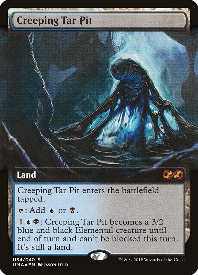 Creeping Tar Pit (Topper) [Booster géant Ultimate Masters]