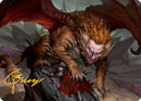 Carte artistique Manticore (signature estampillée or) [Donjons & Dragons : Aventures dans les Royaumes Oubliés - Série d'art]