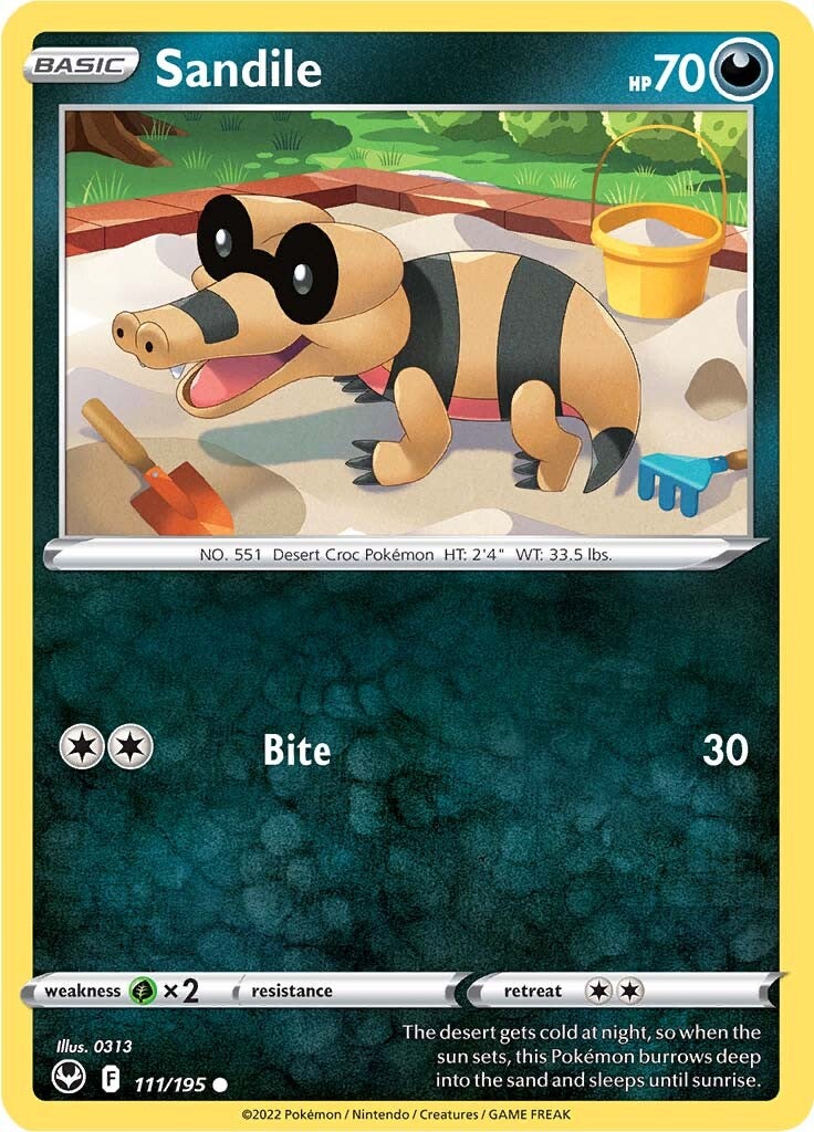 Sandile (111/195) [Espada y Escudo: Silver Tempest]