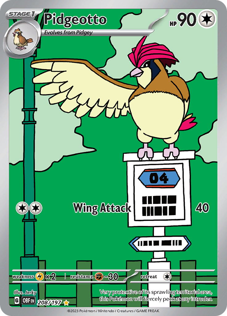 Pidgeotto (208/197) [Escarlata y Púrpura: Llamas Obsidianas]