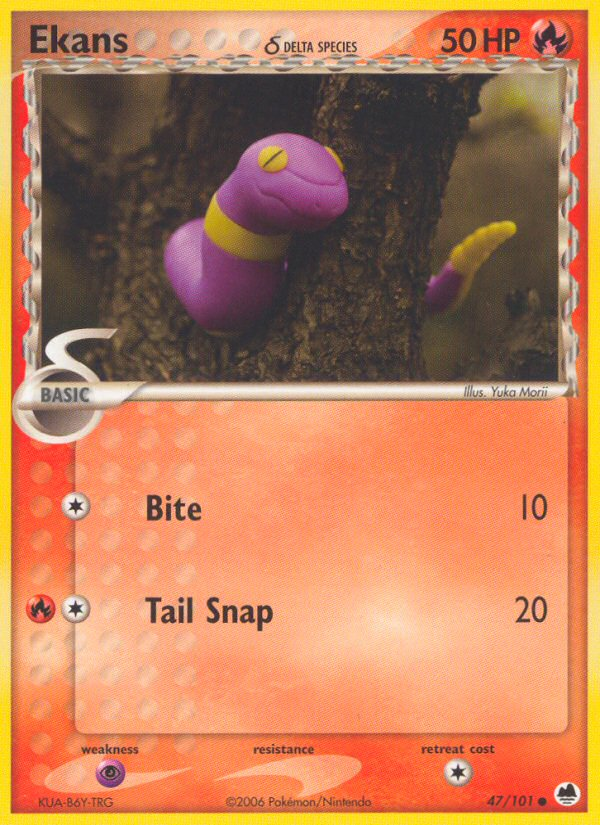 Arbok (47/101) (Espèce Delta) [EX: Gardiens du Pouvoir]