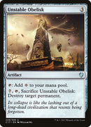 Obélisque instable [Commander 2017]