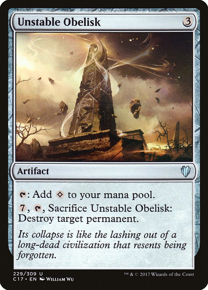 Obélisque instable [Commander 2017]