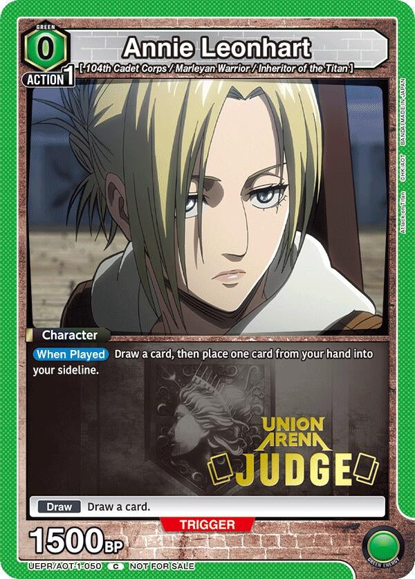 Image for Annie Leonhart (Judge Pack) (UEPR/AOT-1-050) (UEPR) - Union Arena