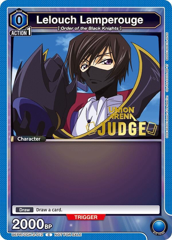 Image for Lelouch Lamperouge (Judge Pack) (UEPR/CGH-2-012) (UEPR) - Union Arena