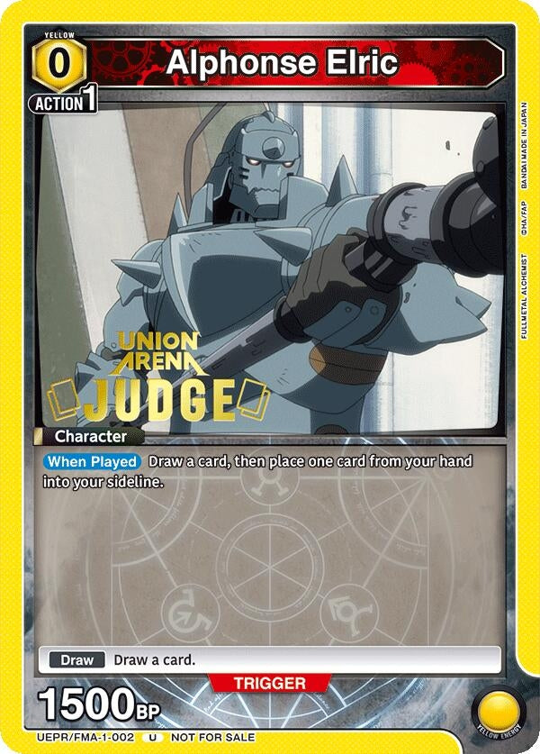 Image for Alphonse Elric (Judge Pack) (UEPR/FMA-1-002) (UEPR) - Union Arena