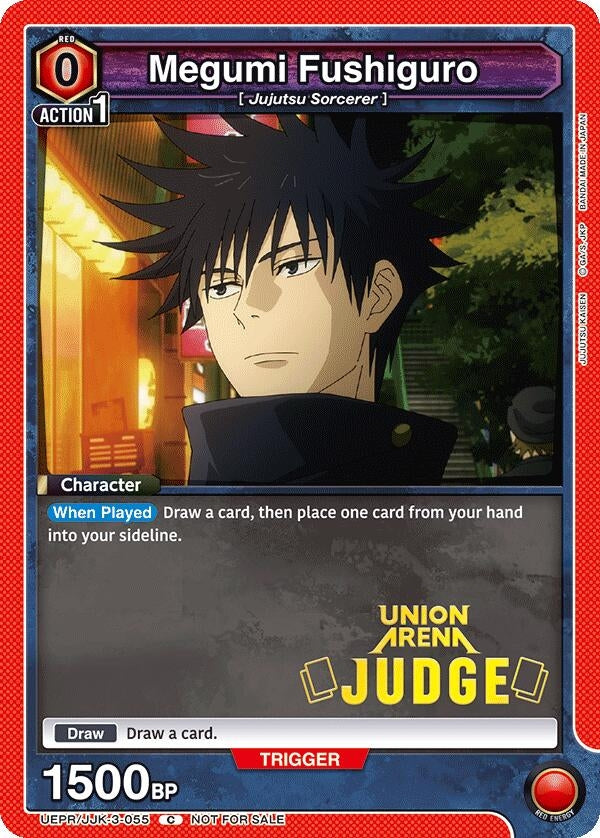 Image for Megumi Fushiguro (055) (Judge Pack) (UEPR/JJK-3-055) (UEPR) - Union Arena