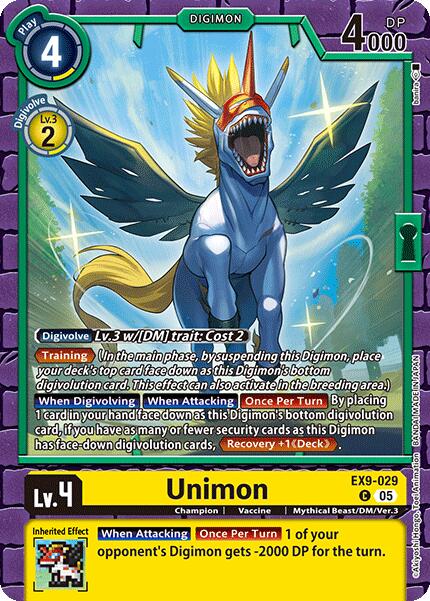 Unimon [EX9-029] [Monstres en Versus]