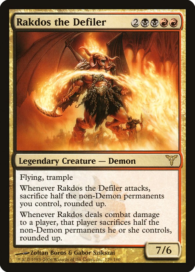 Rakdos le Profanateur [Dissension]