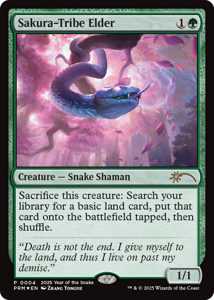 Ancien de la Tribu Sakura (Année du Serpent 2025) [Promos Standard Showdown]