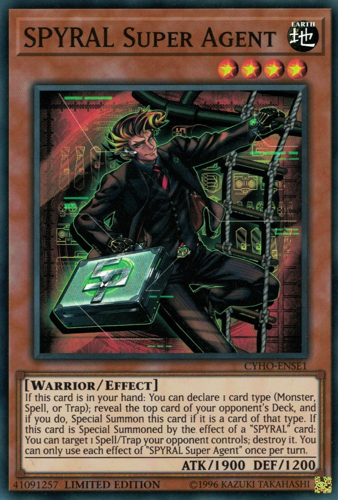 Agent SPYRAL Super Agent [CYHO-ENSE1] Super Rare