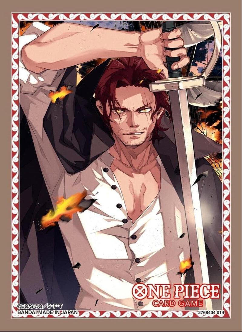 Bandai : Protège-cartes 70 unités - Assortiment 10 (Shanks)