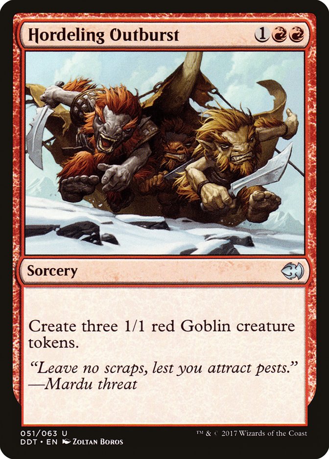Déferlement de hordelins [Duel Decks: Merfolk vs. Goblins]