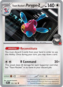 Porygon-Z du Team Rocket (155/182) [Écarlate et Violet : Rivaux Destinés]