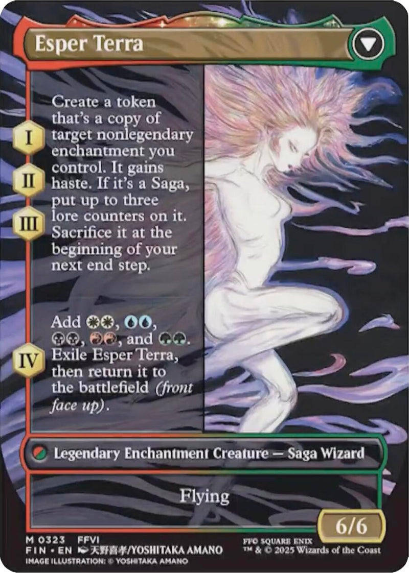 Terra, magicienne émérite // Terra Esper (sans bordure) [FINAL FANTASY]