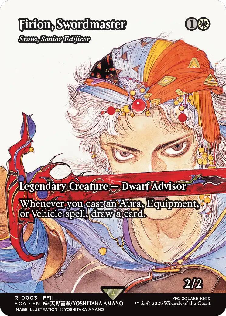 Firion, maître-épéiste - Sram, architecte en chef (Présentation) [FINAL FANTASY : À travers les âges]