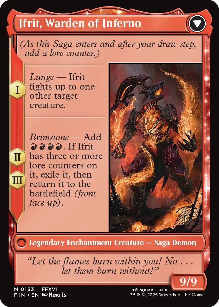 Clive, Émissaire d'Ifrit // Ifrit, Gardien de l'Enfer [FINAL FANTASY]
