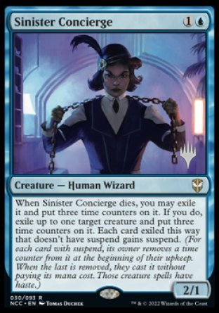 Concierge sinistre (Promo Pack) [Promos Commander Les rues de la Nouvelle Capenna]