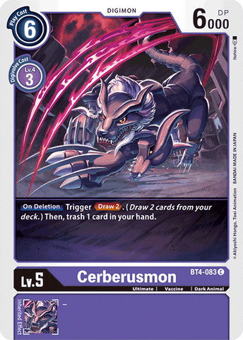 Cerberusmon [BT4-083] [Grande Légende]