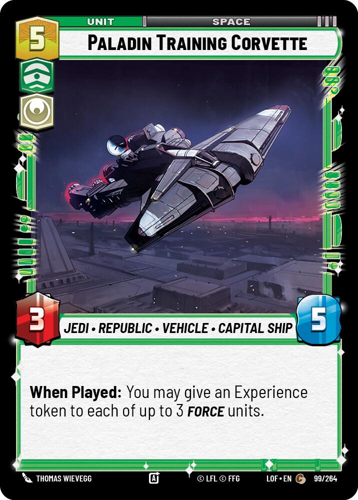 Corvette d'entraînement Paladin (99/264) (99/264) [Légendes de la Force]
