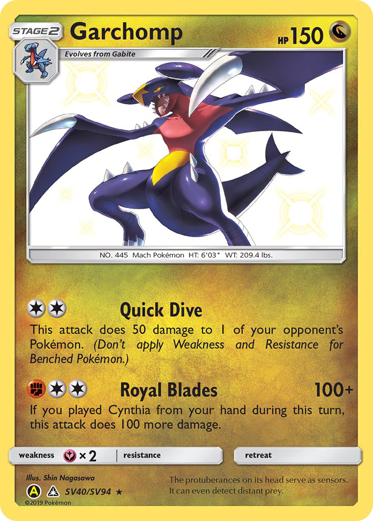Garchomp (SV40/SV94) [Soleil et Lune : Destinées Occultes - Coffre des Brillants]
