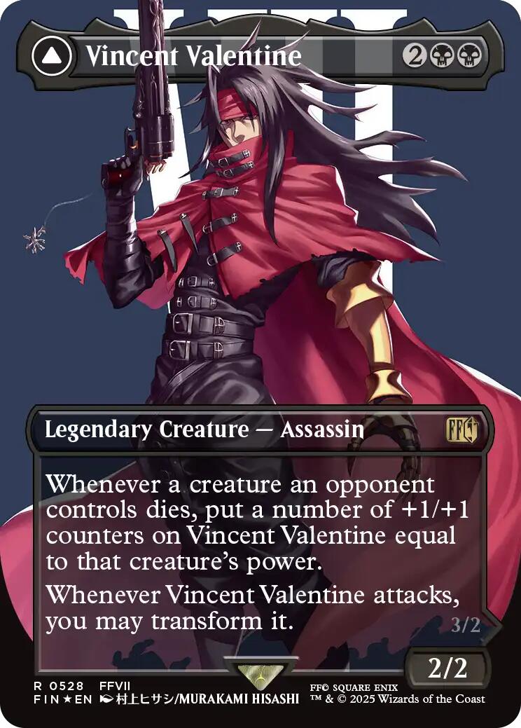 Vincent Valentine // Bête galianne (Sans bordure) (Feuille texturée) [FINAL FANTASY]