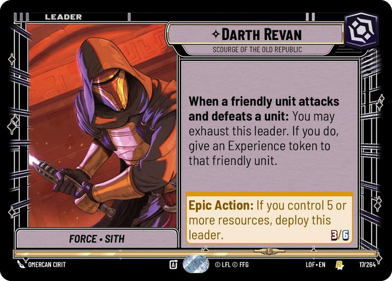 Darth Revan - Fléau de l'Ancienne République (017/264) (017/264) [Légendes de la Force]