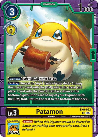 Patamon [EX9-023] [Monstruos de duelo]