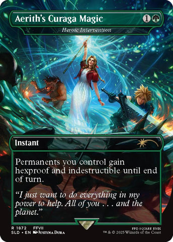 Magia Curaga de Aerith - Intervención heroica [Serie Secret Lair Drop]
