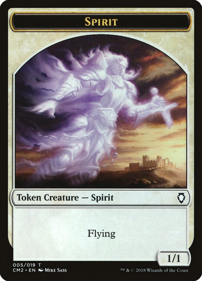 Ficha de Espíritu [Commander Anthology Volume II Tokens]