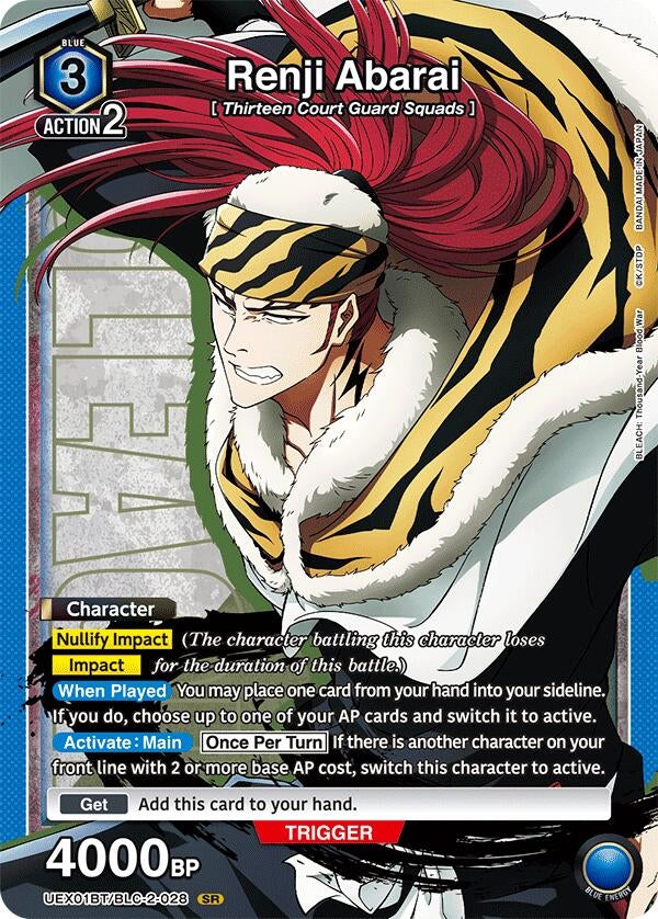 Image for Renji Abarai (028) (UEX01BT/BLC-2-028) (UEX01BT) - Union Arena