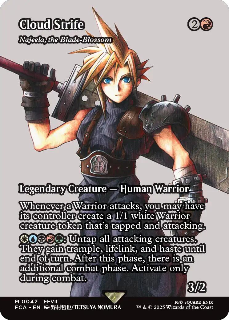 Cloud Strife - Najeela, la Lame-éclose (Présentoir) [FINAL FANTASY : À Travers les Âges]