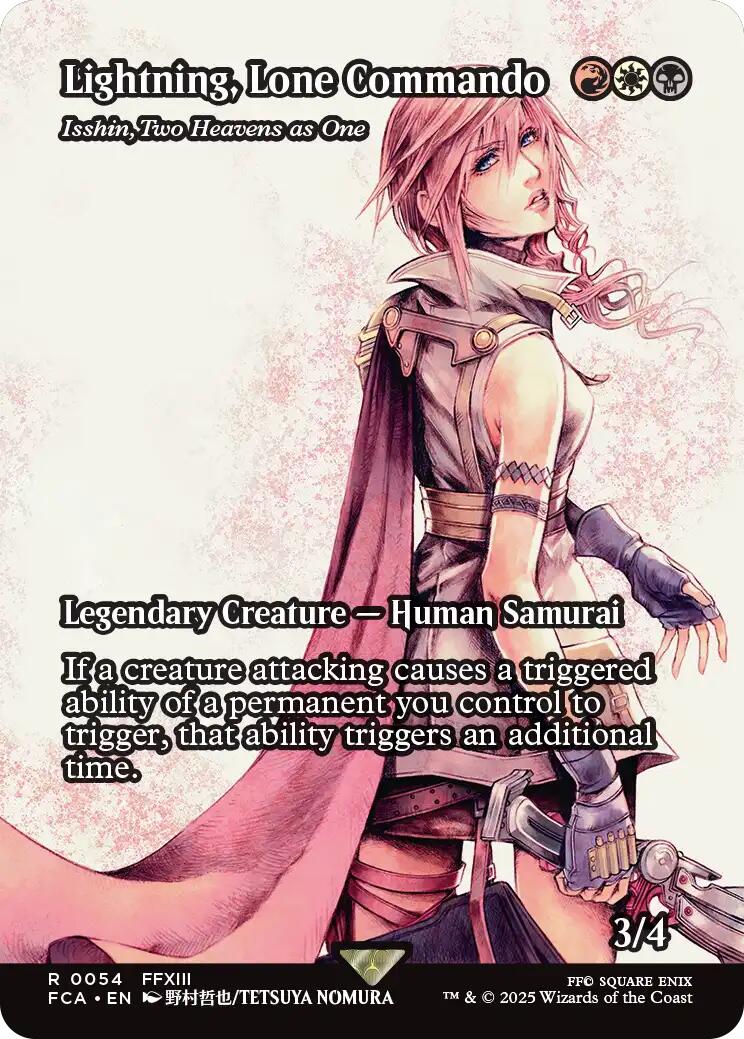 Éclair, Commando solitaire - Isshin, deux cieux n'en faisant qu'un (Présentoir) [FINAL FANTASY : À travers les âges]
